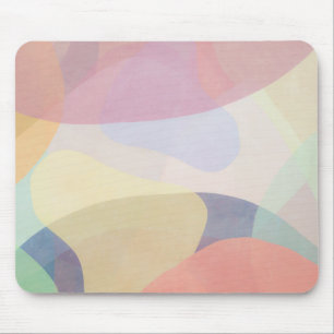 Tapis De Souris Artefacts Pastel Abstrait Watercolor  Panier de so