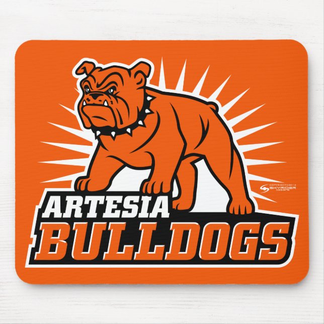 Tapis De Souris Artesia Bulldogs Mousepad (Devant)