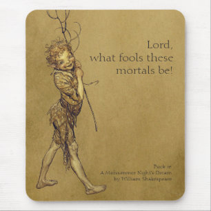 Tapis De Souris Arthur Rackham Puck Lord ce qui est idiot CC0053