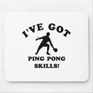 Tapis De Souris articles de cadeau de compétence de ping-pong