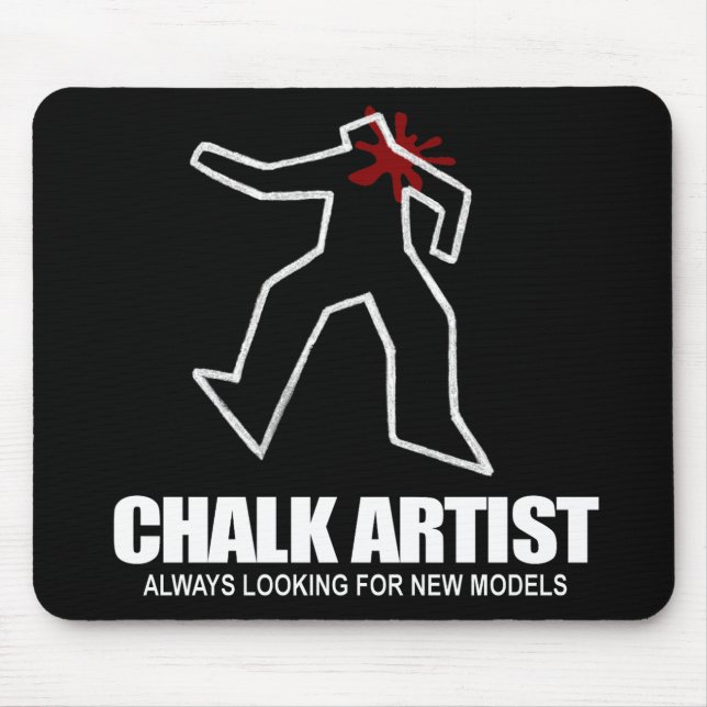 Tapis De Souris Artiste de craie (Devant)