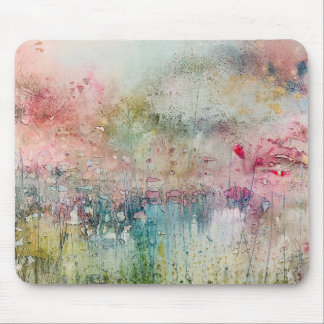 Tapis De Souris Artistic Alcohol Ink Abstract Landscape Mousepad 