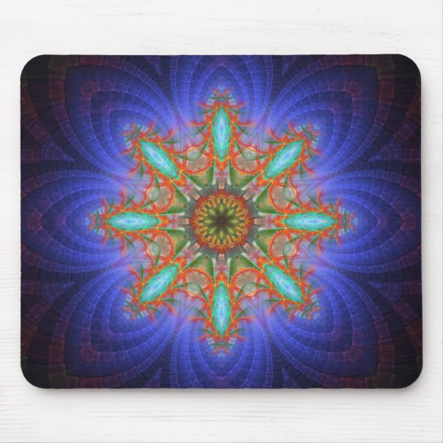 Tapis De Souris Arts Mousepad de la géométrie de fractale (Devant)