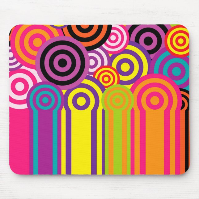 Tapis De Souris Artsy et contemporain Pop Art Pad Souris (Devant)