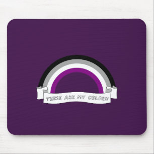 Tapis De Souris Asexuality rainbow pride