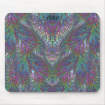 ASHA ~ Zany Shades Aqua Vert rose argent