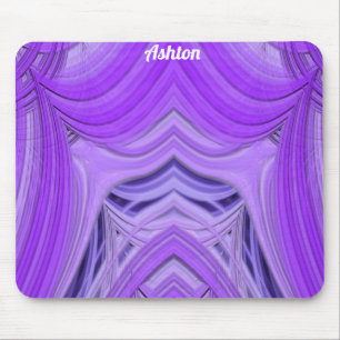 Tapis De Souris ASHTON ~ Lavande bleue et conception violette