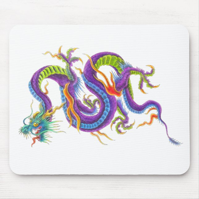 Tapis de souris asiatique oriental de tatouage de (Devant)