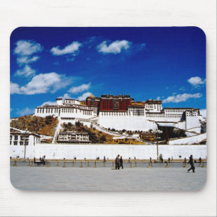 Tapis De Souris Asie, Tibet, Lhasa, Palais du Potala. UNESCO