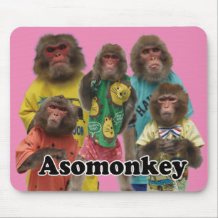 Tapis De Souris Asomonkey mouse pad version2.　Asomonkeyみんなのマウスパッド2
