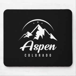 Tapis De Souris Aspen Colorado Station de ski Ski Snowboard