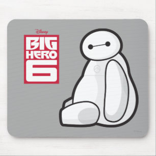 Tapis De Souris Assis Baymax Sideways