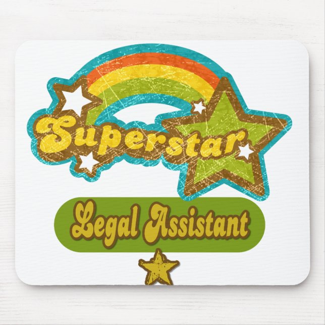 Tapis De Souris Assistant juridique de superstar (Devant)