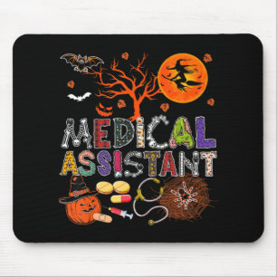 Tapis De Souris Assistant médical Halloween Zombie Costume Scary P