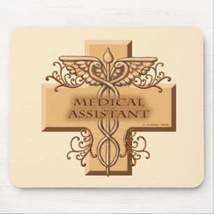 Tapis De Souris Assistant Médicale Caduceus mousepad