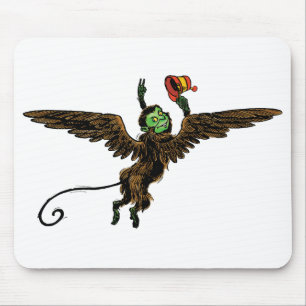Tapis De Souris Assistant vintage d'Oz, Singe volant maléfique