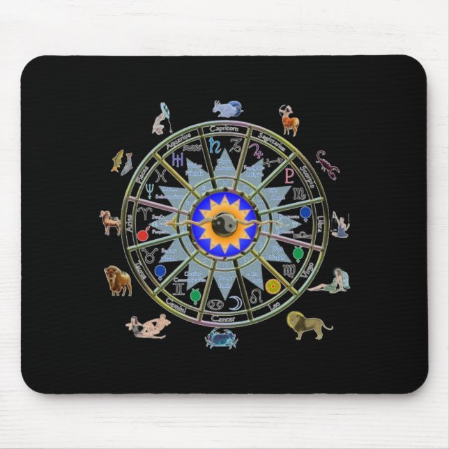 Tapis De Souris Astrologie - signes de ZODIAQUE (Devant)