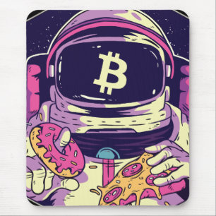 Tapis De Souris Astronaut BITCOIN-Crypto
