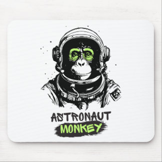 Tapis De Souris Astronaut Monkey Cool Computer
