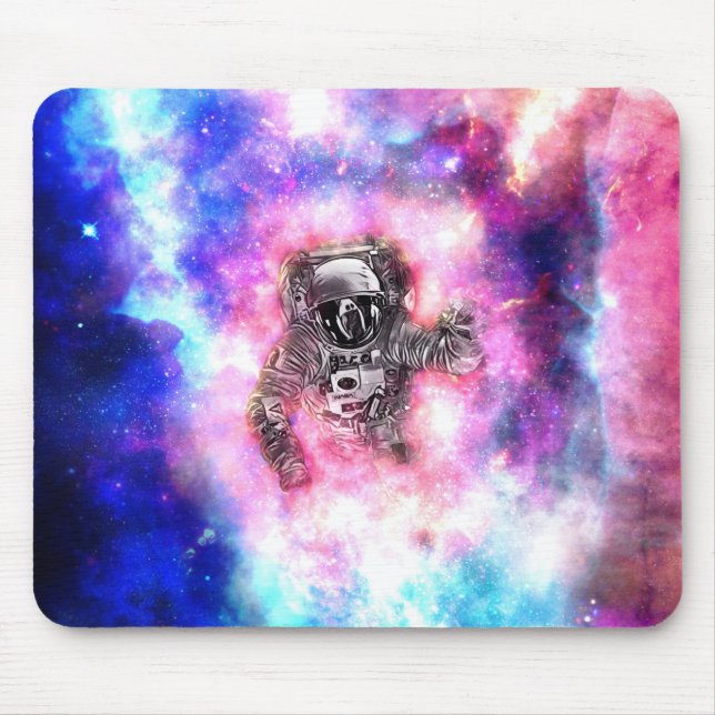 Tapis De Souris Astronaute dans l'espace (Devant)