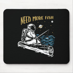 Tapis De Souris Astronaute de pêche