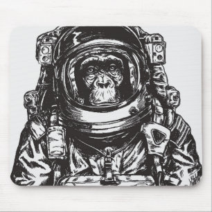Tapis De Souris Astronaute de singe