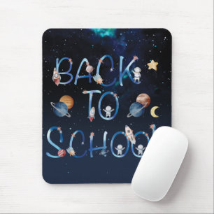 Tapis De Souris Astronauts Planètes Espace, Retour À L'École Souri