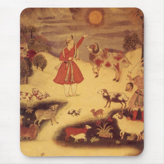 Tapis De Souris Astronomie Vintage, Art Céleste Asiatique Antique (Devant)