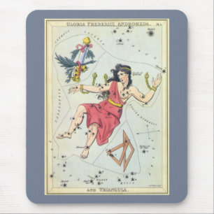 Tapis De Souris Astronomie Vintage, Étoiles de Constellation, Andr