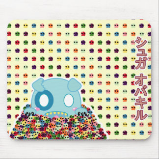 Tapis De Souris Asyl le chien - crânes de sucre - personnalisable