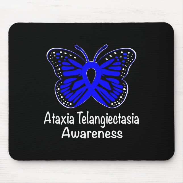 Tapis De Souris Ataxia Telangiectasia Sensibilisation Guerrier Sou (Devant)