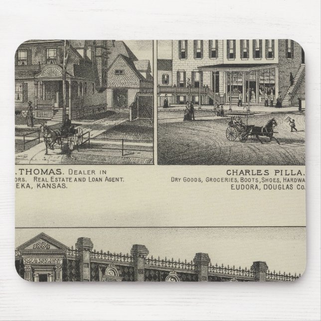 Tapis De Souris Atchison, Kansas (Devant)