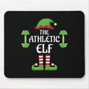 Tapis De Souris Athletic Elf Family Matching Group Christmas Sport