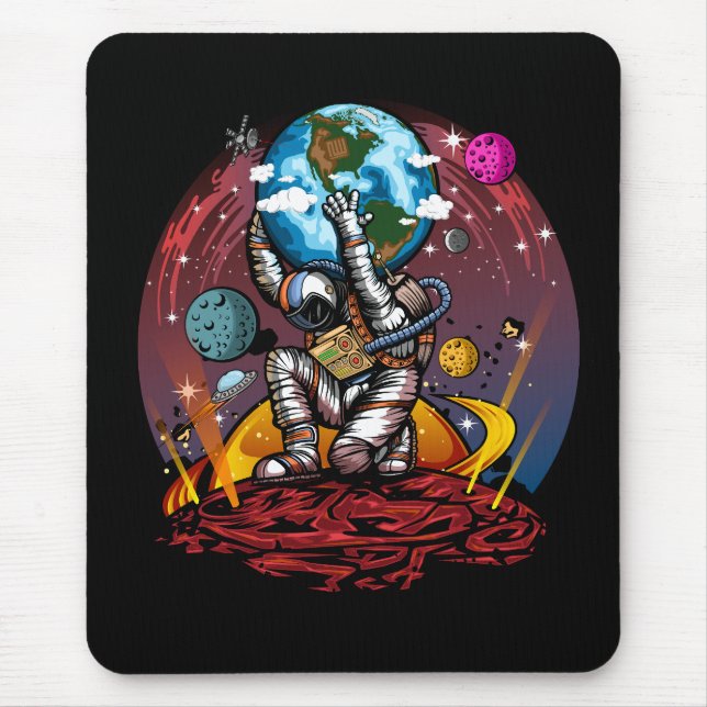 Tapis De Souris Atlas Space Man (Devant)