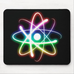 Tapis De Souris Atom brillant coloré   NERD