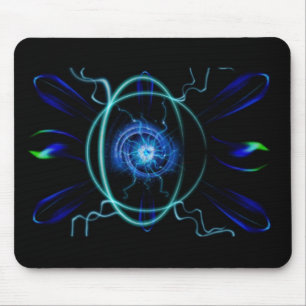 Tapis De Souris Atome bleu