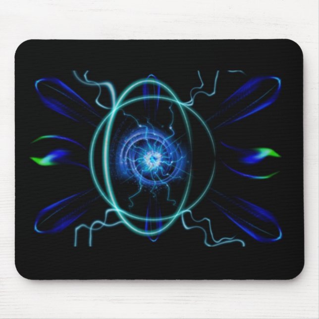 Tapis De Souris Atome bleu (Devant)