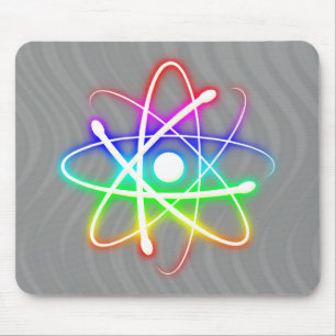 Tapis De Souris Atome rougeoyant coloré - mousepad