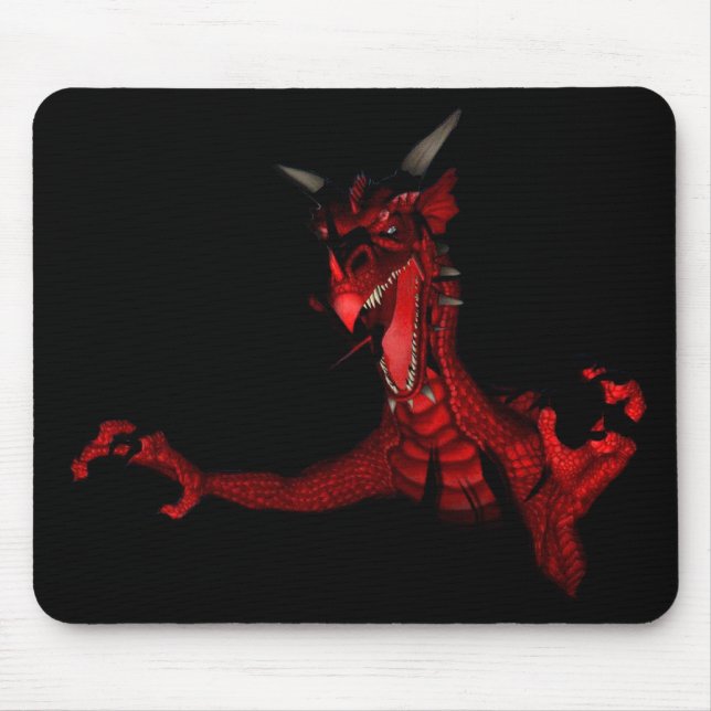 Tapis De Souris Attaque au dragon Mousepad (Devant)