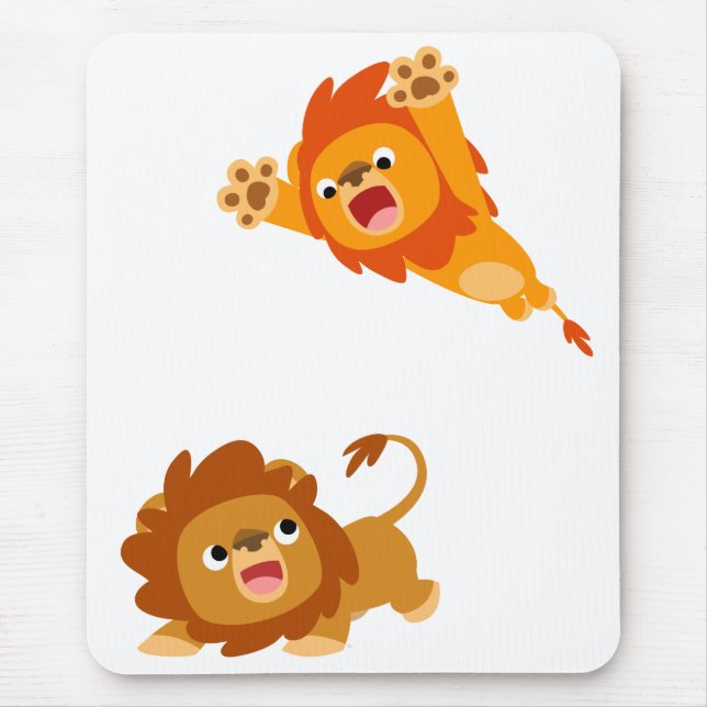 Tapis De Souris Attaque subite et subit ! ! Lions Mousepad de (Devant)