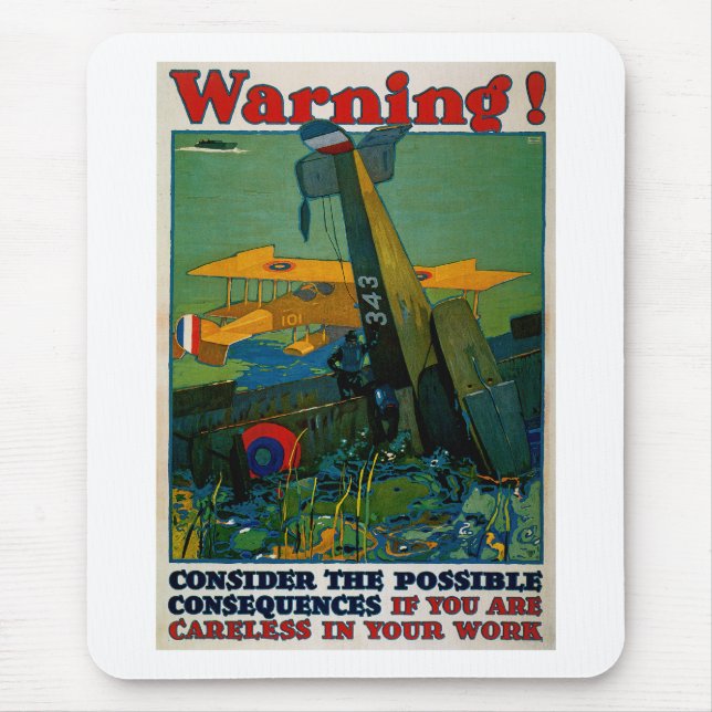 Tapis De Souris Attention ! (Devant)