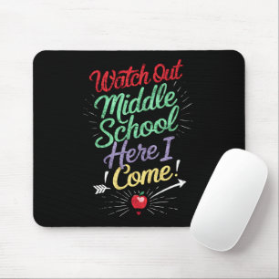 Tapis De Souris Attention collège, j'arrive école