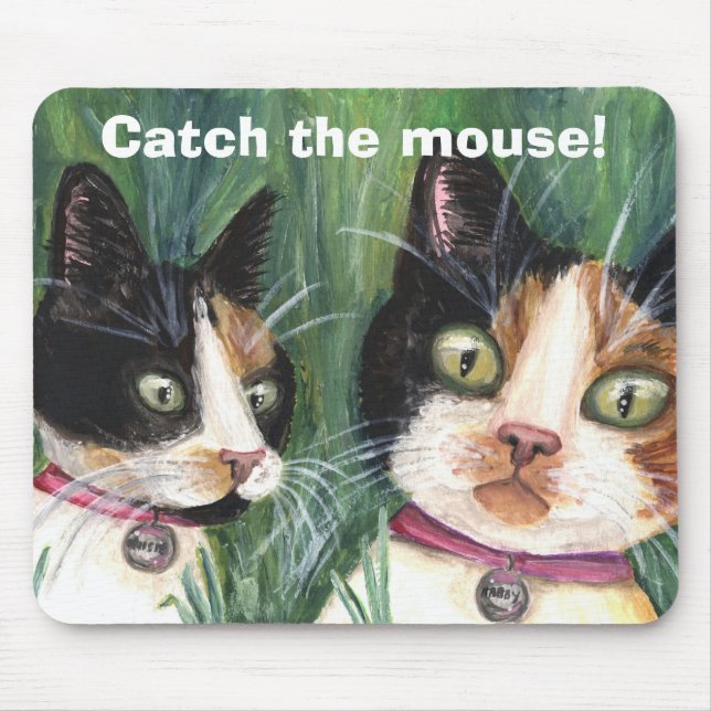 Tapis De Souris Attrapez la souris (Devant)