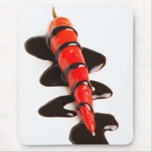 Tapis de souris au piment jalapeño enrobé de choco