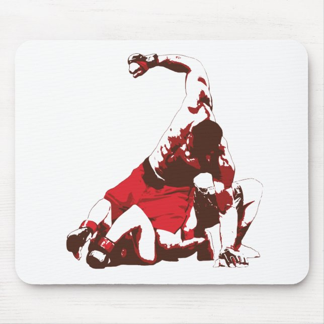 Tapis De Souris Au sol et livre de MIXED MARTIAL ART (Devant)