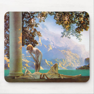 Tapis De Souris Aube - par Maxfield Parrish