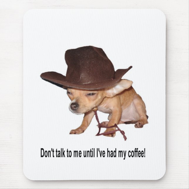 Tapis De Souris Aucun café (Devant)