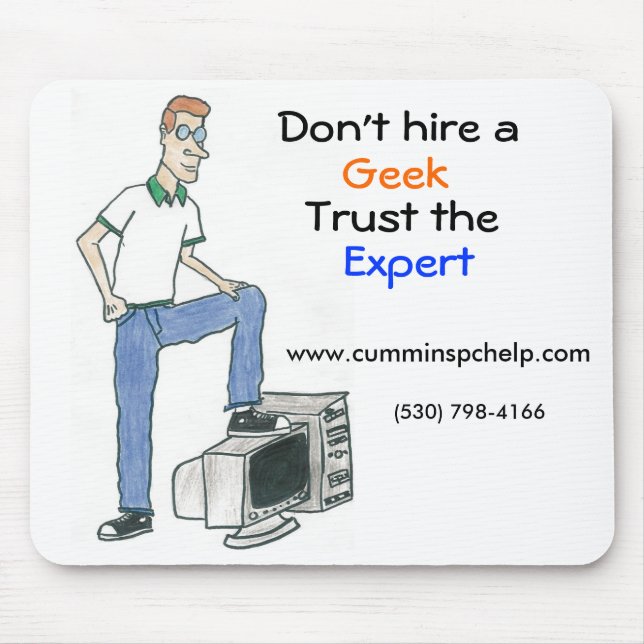 Tapis De Souris Aucun geeks Mousepad (Devant)