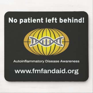 Tapis De Souris Aucun patient laissé derrière le logo Mousepad