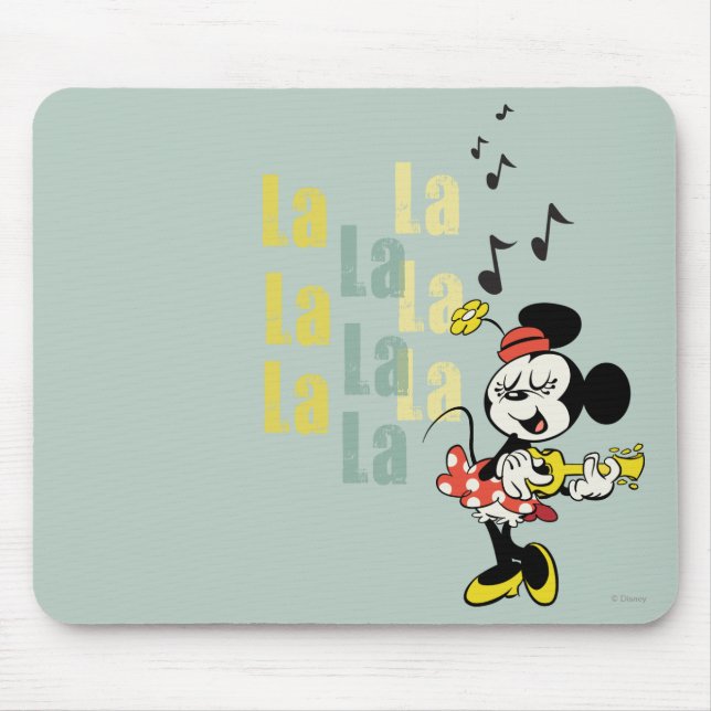 Tapis De Souris Aucun service | Chanter Minnie (Devant)